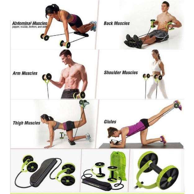 READY!!Alat Olahraga Gym Alat Olahraga Revoflex Xtreme Fitnes Kurus Praktis BISA COD