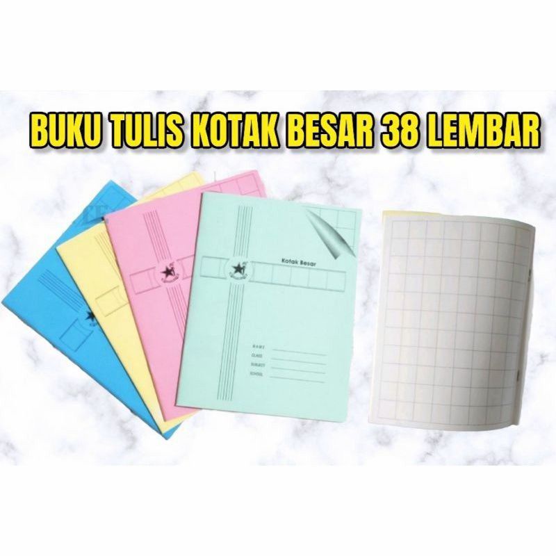 

BUKU KOTAK BESAR 38 LEMBAR (10 PCS)