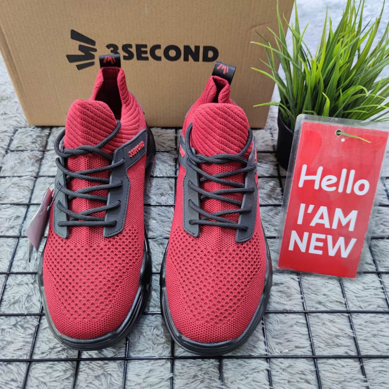 sepatu sneakers 3second pria terbaru original//143022218