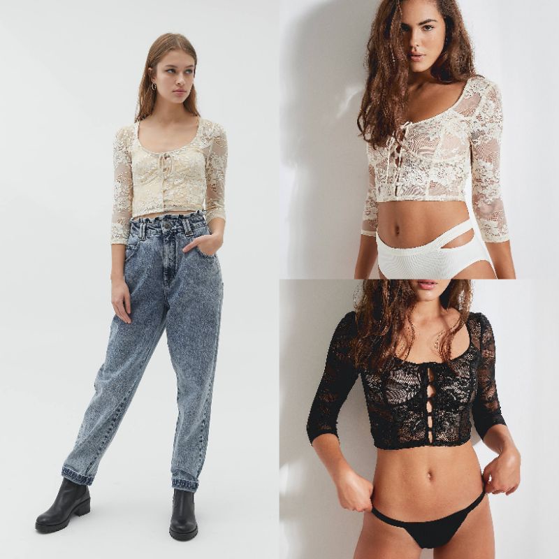 Urban Outfitters Chira Lace Top
