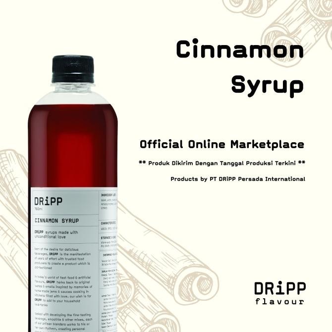 

DRiPP Cinnamon Syrup - Sirup Perisa Minuman Rasa Kayu Manis untuk HORECA