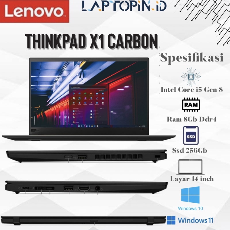 LAPTOP LENOVO THINKPAD CORE I7 RAM 16GB SSD 512GB