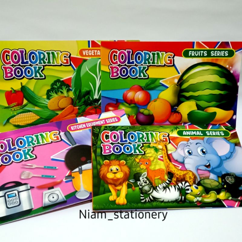 

Azka_Niam SATU PCS ( 6 LEMBAR x 12 HALAMAN ) Buku Mewarnai Anak Kecil