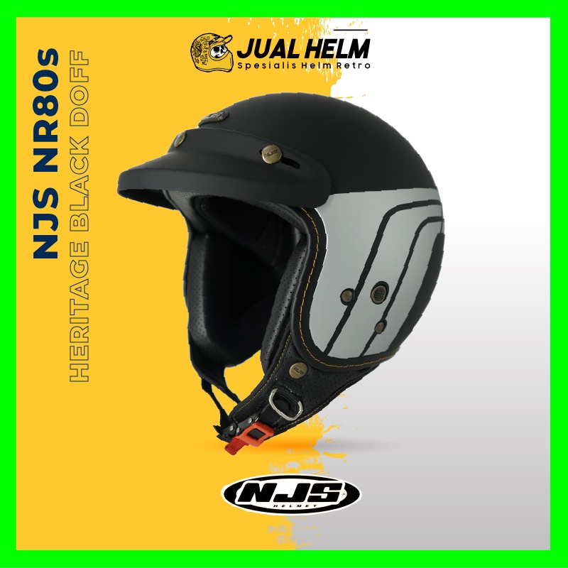 Helm NJS NR80s Heritage Black Doff