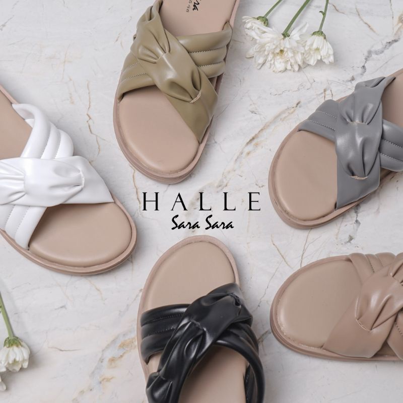 sara sara halle/sandal wanita wedges sara sara halle