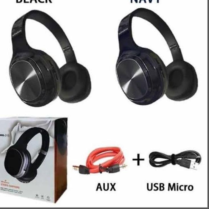 CodeB6n1M--Headset Bando Bluetooth J WK-015 STEREO Handsfree Bando Wireless J WK015 Earphone Bluetoo