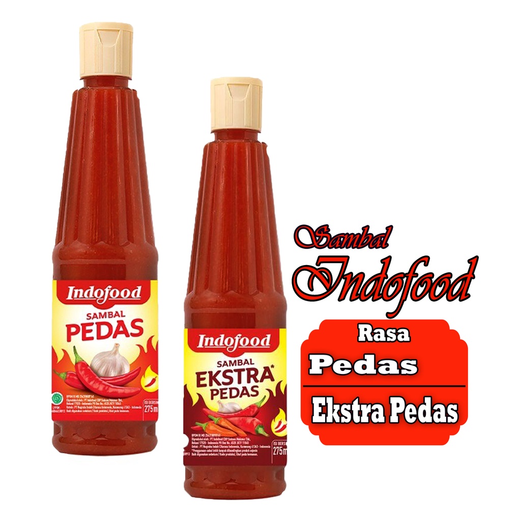 

Sambal Indofood Pedas/ExtraPedas 275ml