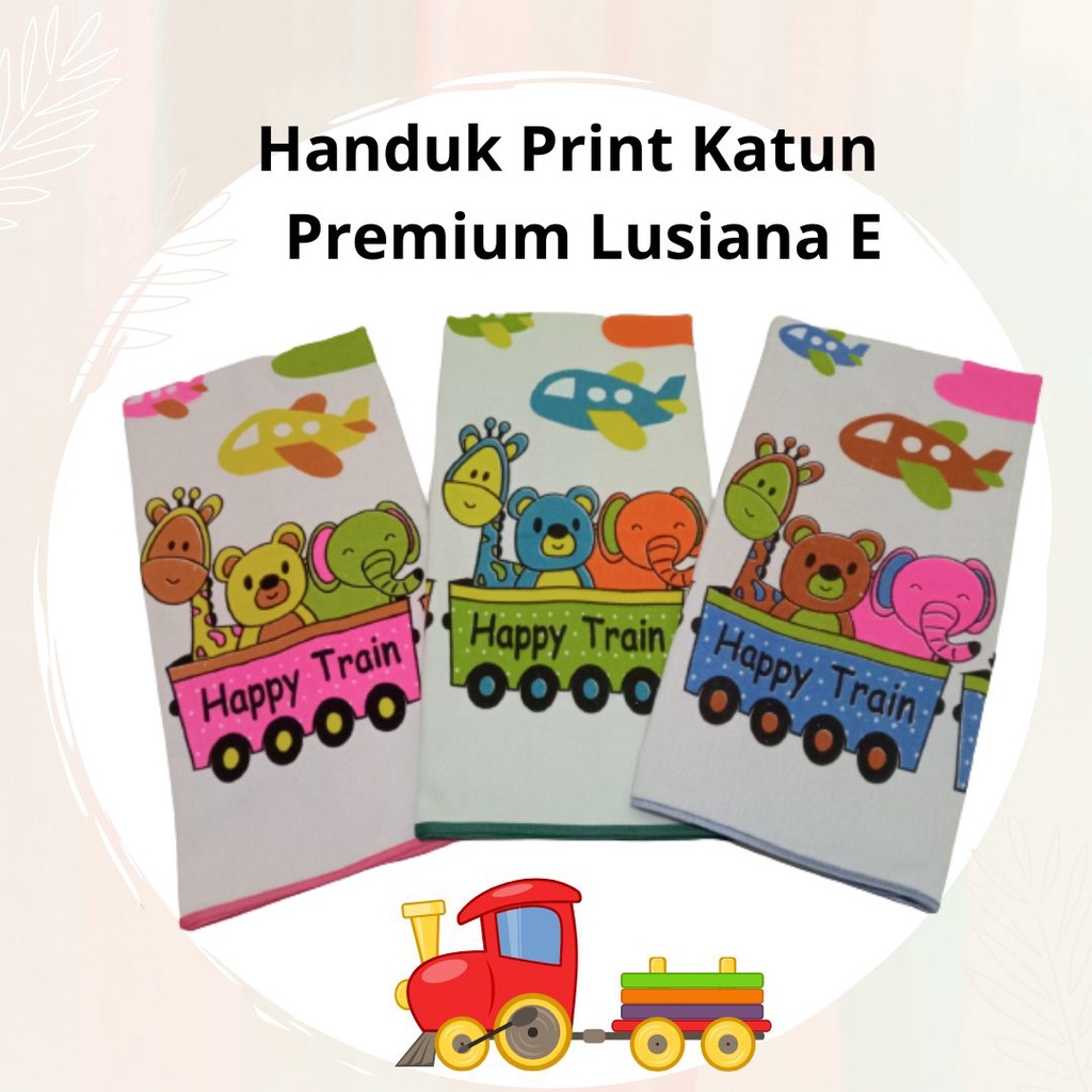 Handuk Bayi Print Katun Premium Lusiana E 462100