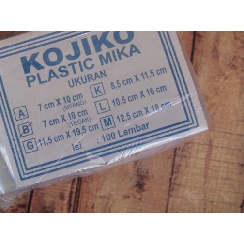 ID Card Mika / Plastik Nametag Kojiko 7x10cm Tegak