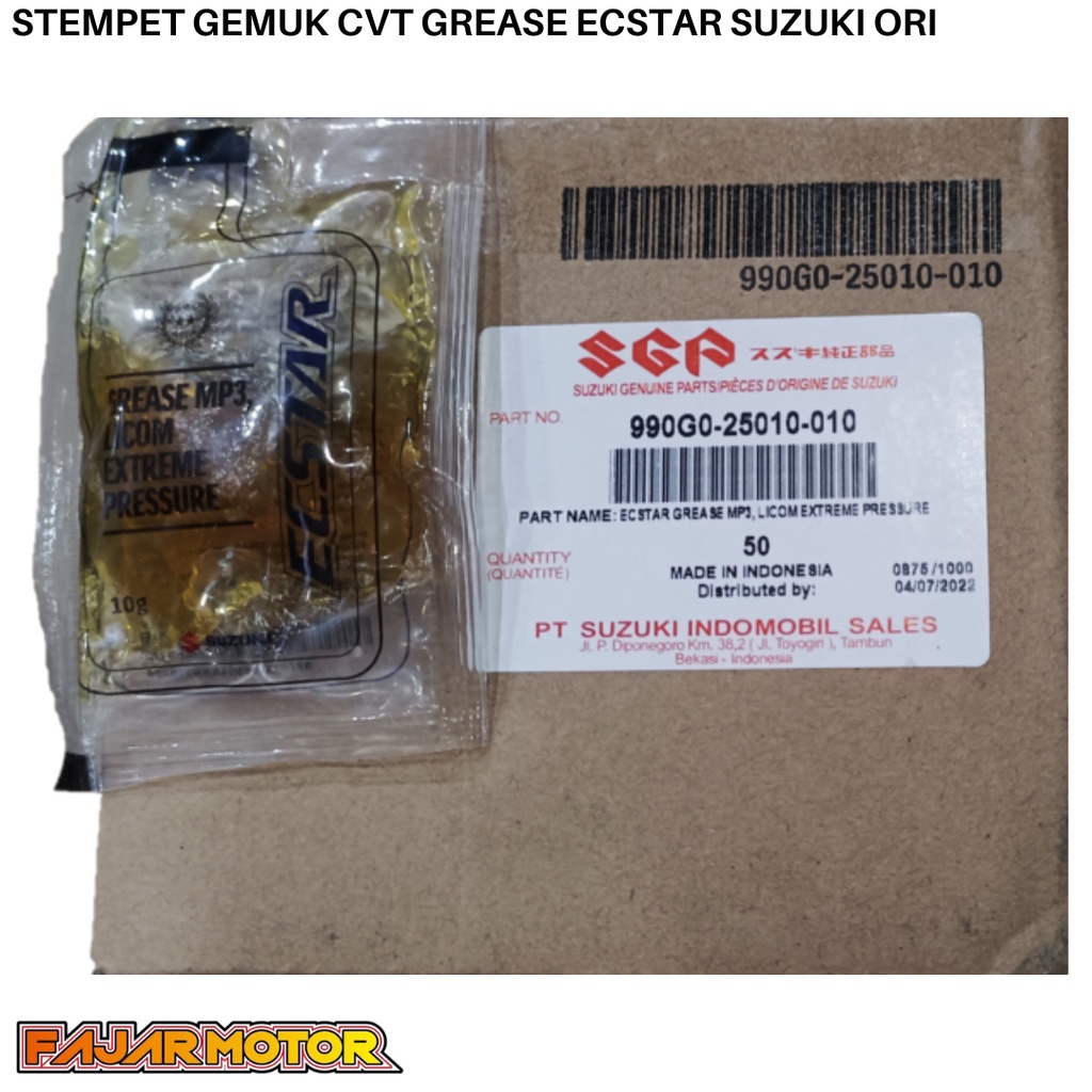 STEMPET GEMUK GREASE CVT SUZUKI ORIGINAL