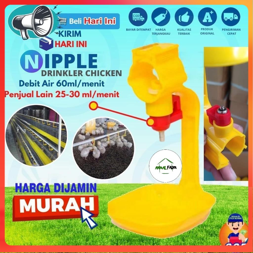 Nipel Nipple Nippel Nepel Ayam Broiler Petelur Puyuh Layer