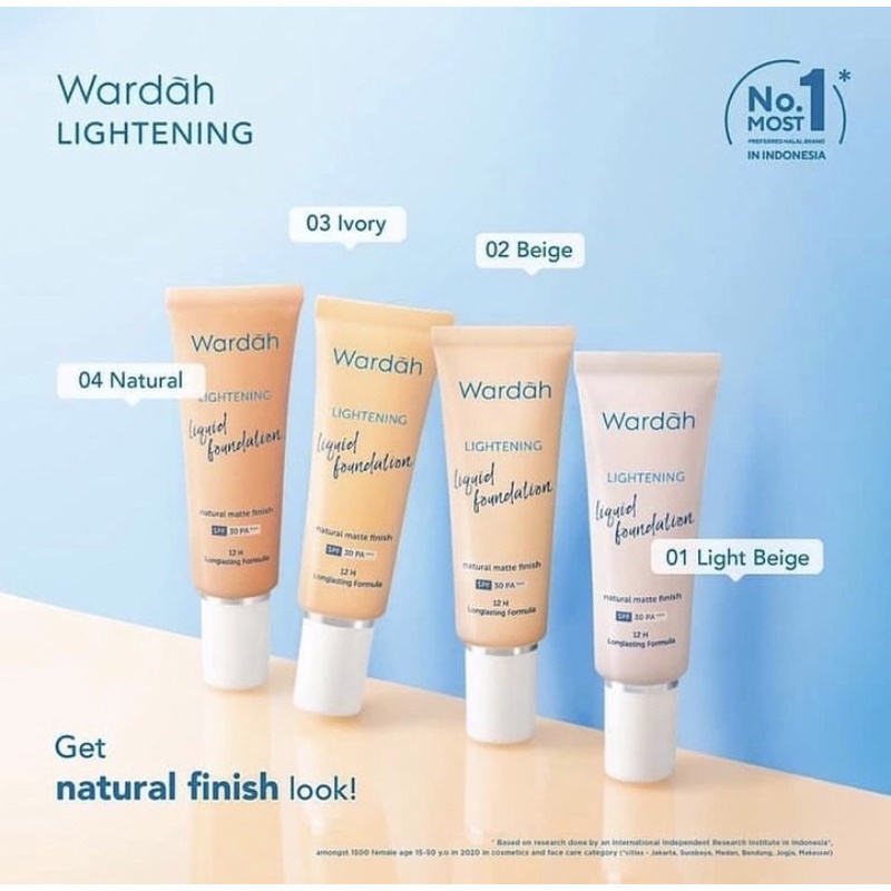 Wardah Lightening Liquid Foundation 6 ml