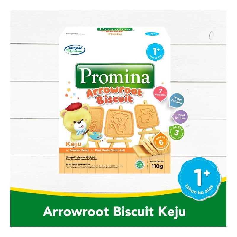 PROMINA ARROWROOT COOKIES KEJU 110 g