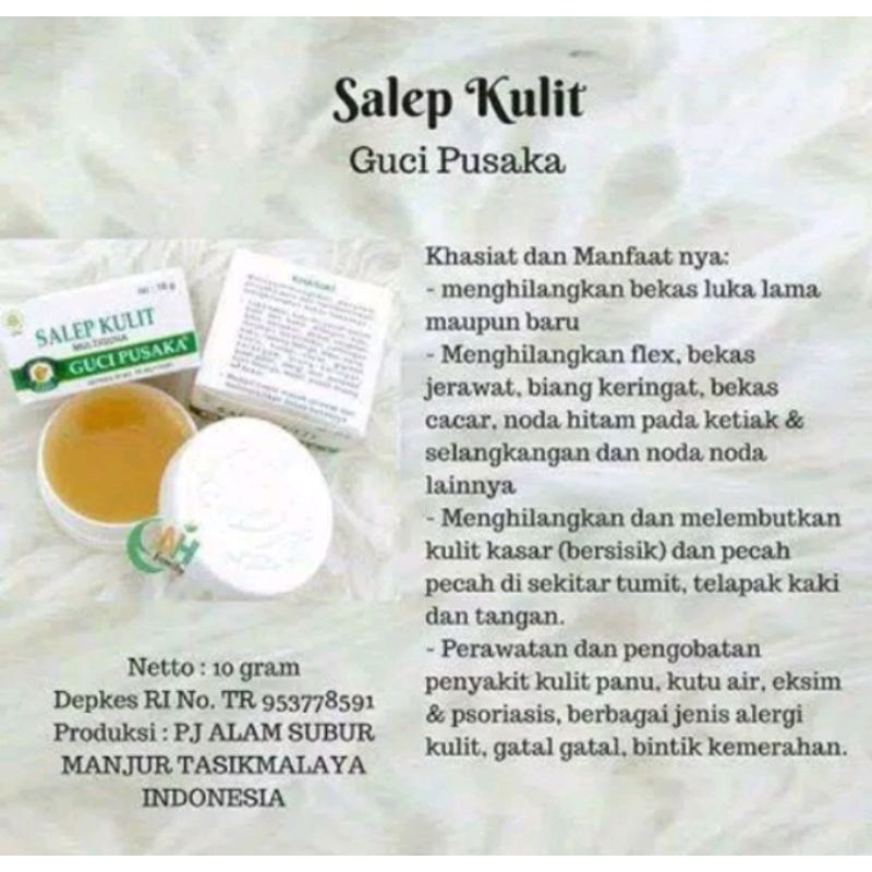 Salep kulit Guci Pusaka ORIGINAL