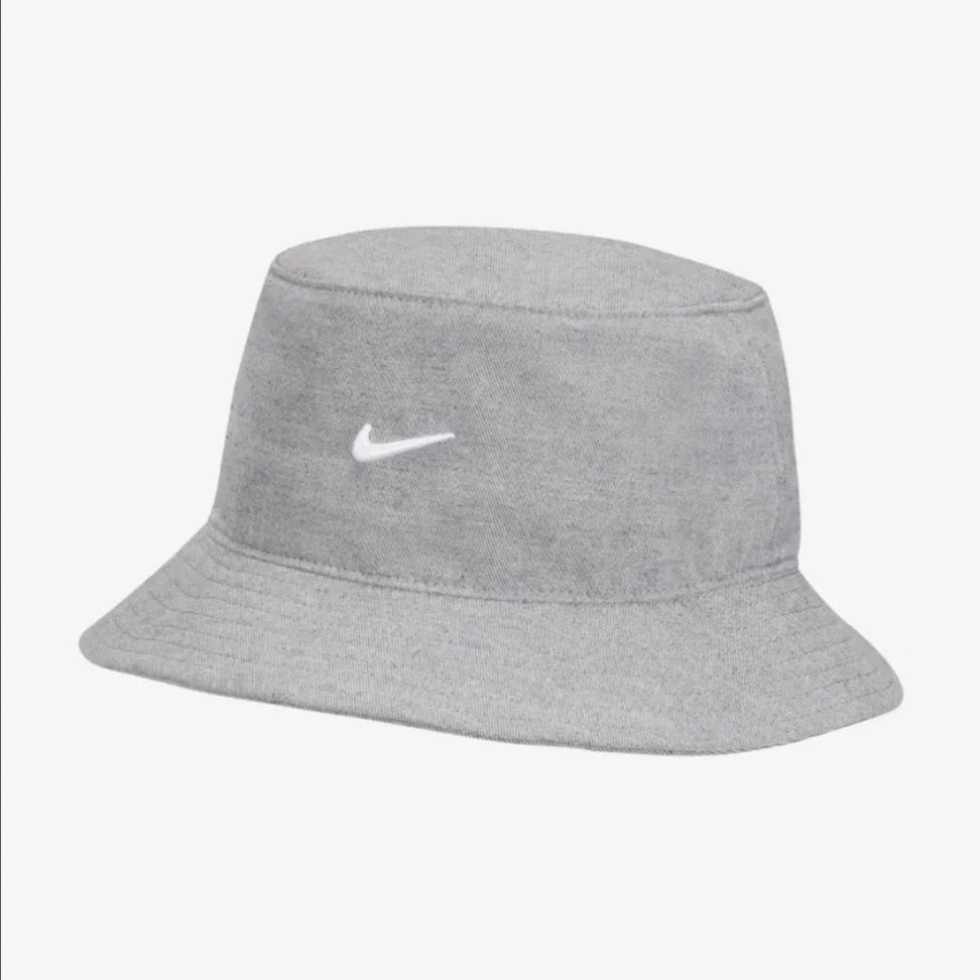 Nike Sportswear Bucket Hat Grey Abu DV5635-009 Topi Original 100%