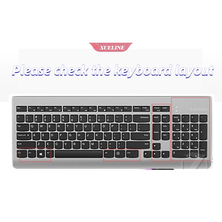 Pelindung Keyboard Silikon 23.8 &quot;Untuk Lenovo All-in-One Desktop Komputer AIO 520CEKB-536A (ZXL)