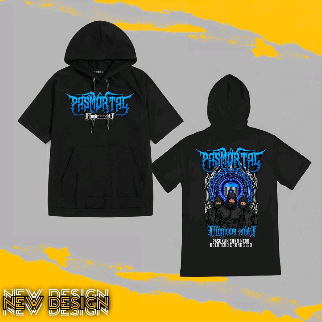 TS HOODIE PASMORTAL BIRU DESAIN TERBAIK BISA COD