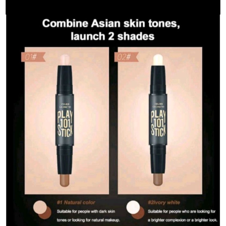 LAMEILA FACE STICK CONCEALER/CONTOUR 2IN1