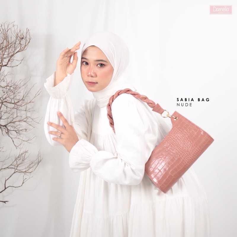 DAMELIA SABIA bag/tas wanita croco