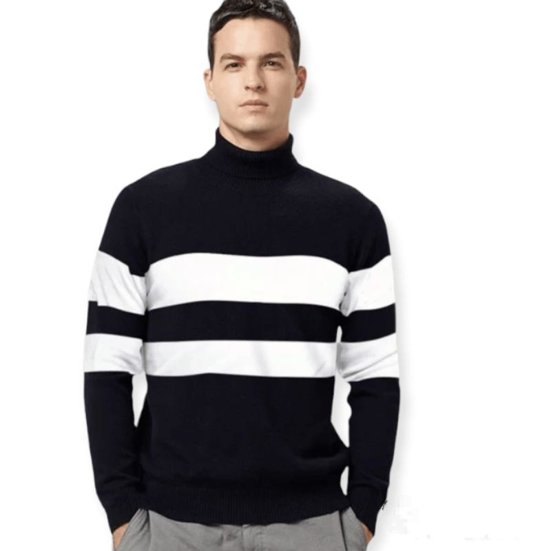 SN - Turtleneck sweater rajut STRAIGHT korean style