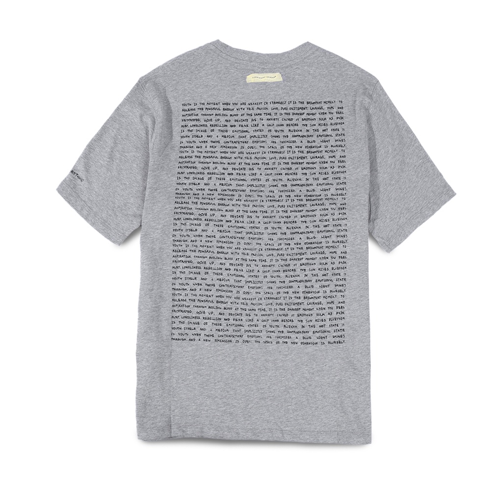 Ader Error Chest Logo T-Shirt Grey