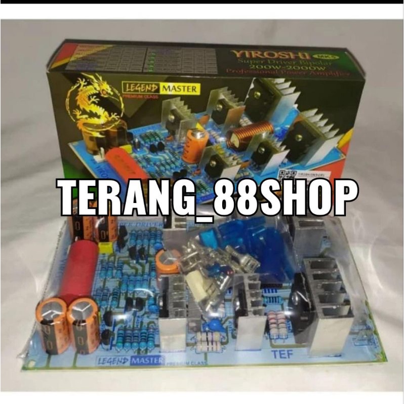 Jual Kit power amplifier 200 2000w super Driver Yiroshi MK5 Mono