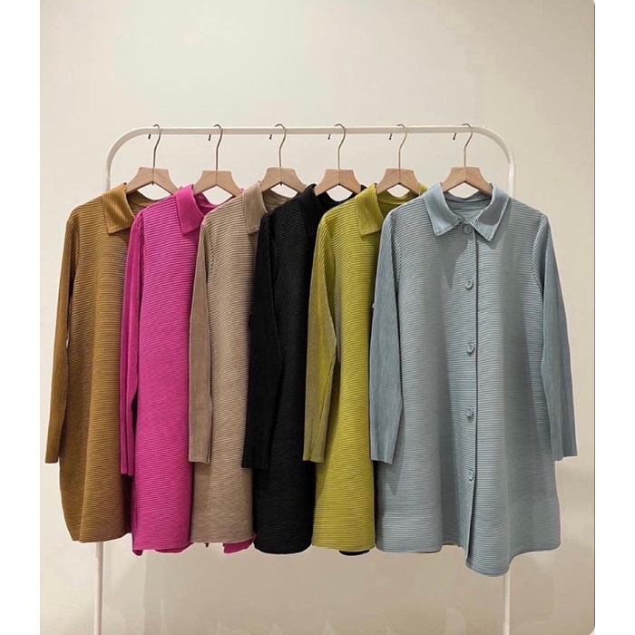 Tasyi pleats tunik / tunik plisket premium