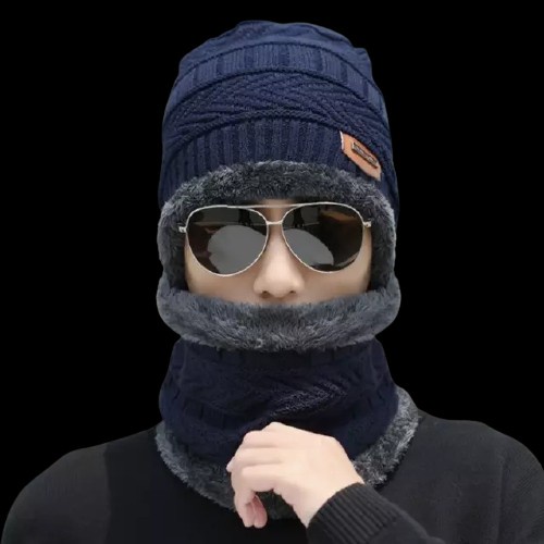 topi distro Kupluk Syal Musim Dingin Pria Wanita | Beanie hat - Navy S4O6 topi trucker COD BAYAR DI 