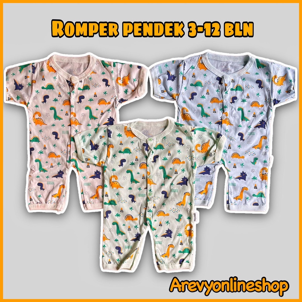 Romper Bayi 3-12 Bulan Kodok Panjang Bahan Katun Adem Jumper Baby Baju Bayi Arevyonlineshop