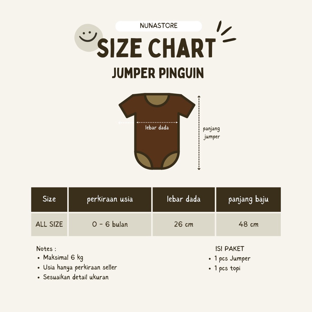 Nuna Store Baju anak laki laki / Baju Jumper Bayi 0 - 6 bulan / Baju Anak Laki-laki / Baju Motif Jumper Pinguin