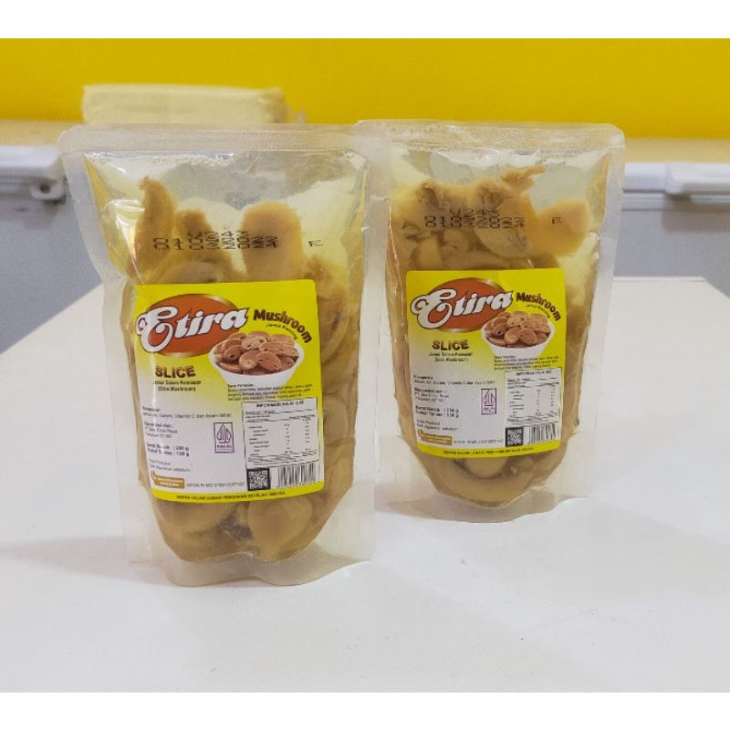 

Etira Mushroom Slice Jamur Slice 250 Gram Free Bubble Wrap dan Dus Tebal