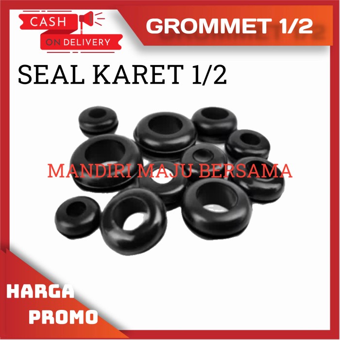 GROMMET 1/2 INCH 22 MM SEAL KARET GROMET DUTCH BUCKET HIDROPONIK 1/2"