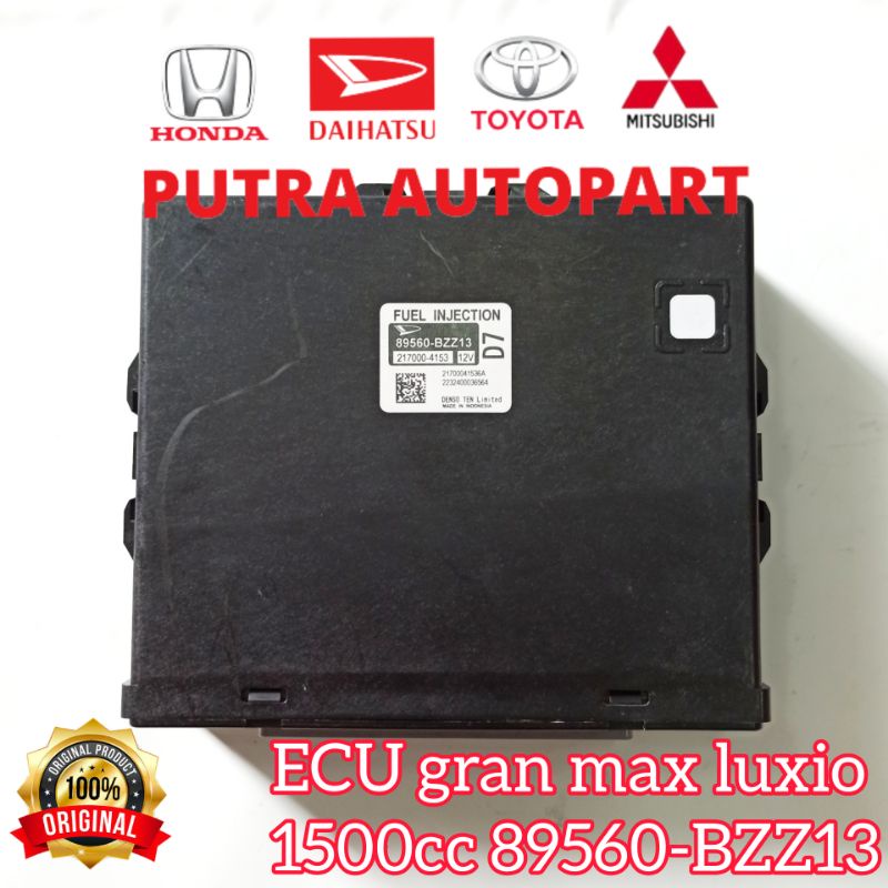 Ecu computer gran max luxio 1500cc 89560-BZZ13 original