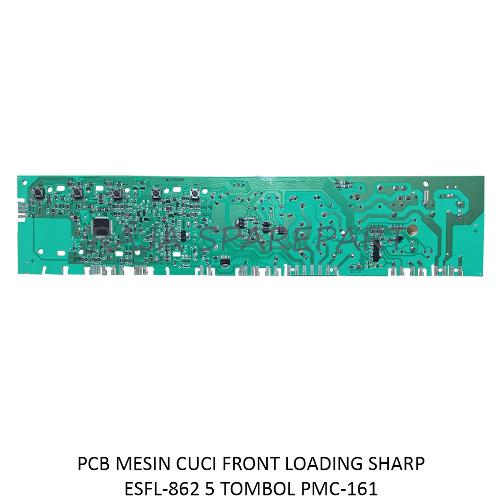 PCB/MODUL MESIN CUCI FRONT LOADING SHARP ESFL-862 5 TOMBOL PMC-161