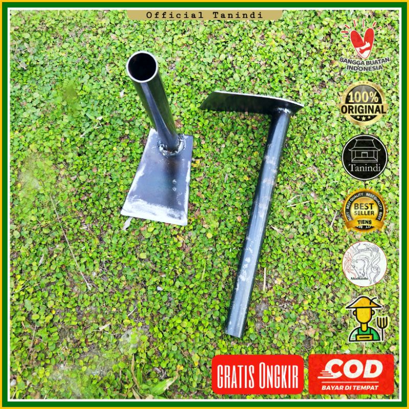 Wangkil Plat Besi Cangkul Kecil Pacul Mini Untuk Koret Rumput Mengolah Tanah Berkebun