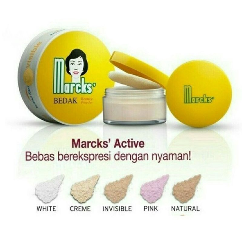 Bedak marcks Beauty Powder / Bedak Tabur Marcks