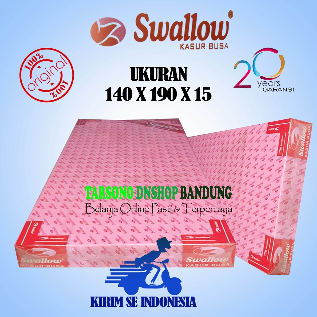 Kasur Busa Swallow / Kasur Busa Swallow 140x190x15 / Kasur Busa Swallow Original Bandung / Kasur Bus