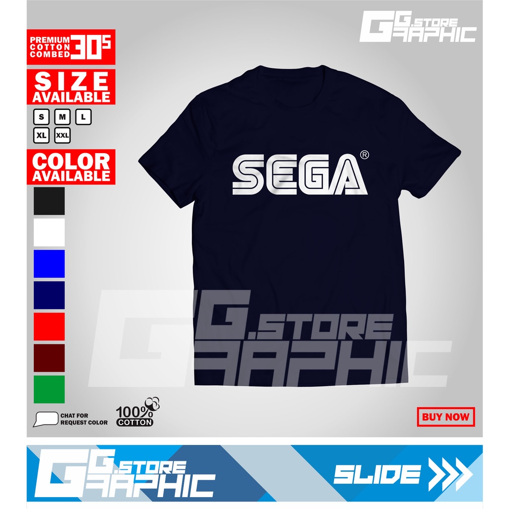 Baju Kaos SEGA