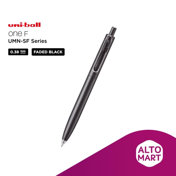 

Uniball One F Feel Series 0.38 0.5 mm Gel Pen Pulpen Uni Ball Bolpoin - 0.38, Black