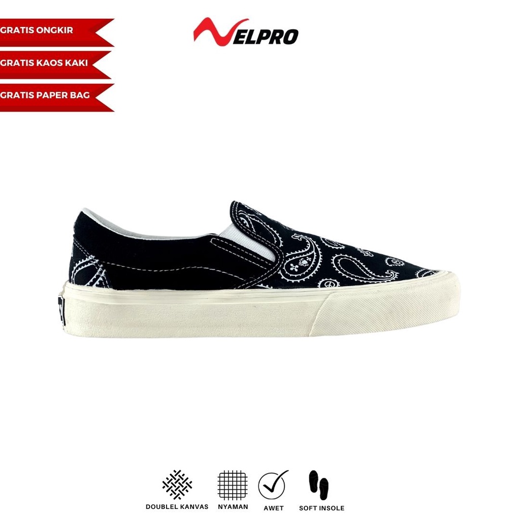 VELPRO - SLIP ON MIX ART | Sepatu Original | Sepatu Pria | Sepatu Wanita | Sepatu Sekolah | Sepatu M