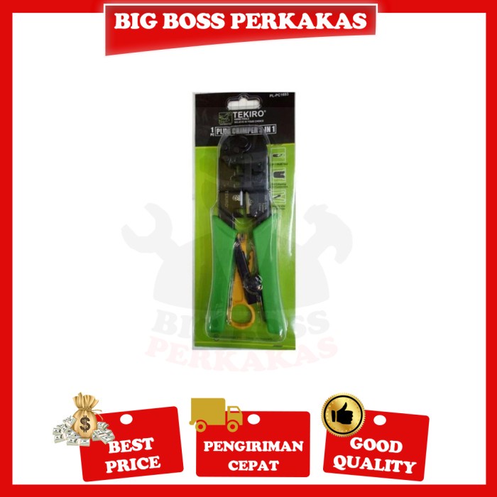 Tekiro Tang Crimping / Tang Krimping Rj45 & Rj 11 3 In 1 #98