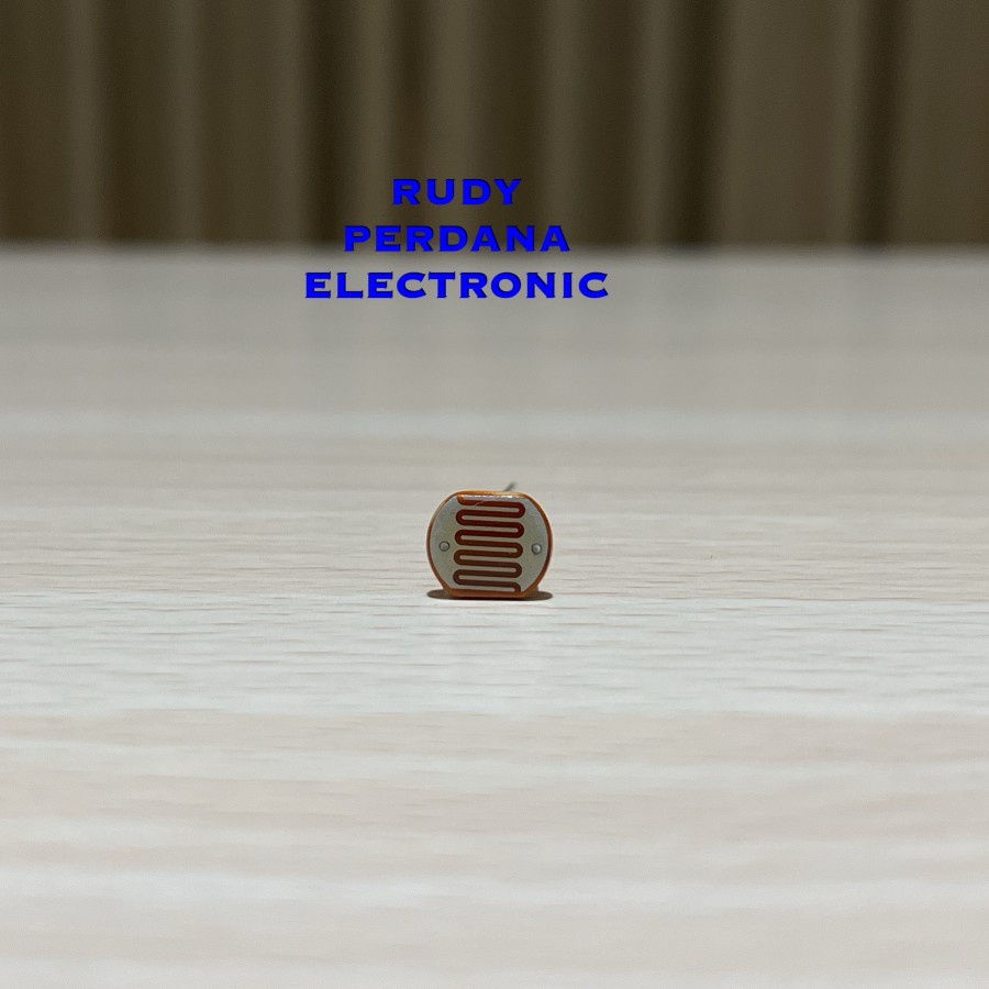 LDR LIGHT DEPENDENT RESISTOR PHOTORESISTOR FOTO SENSOR CAHAYA 10MM