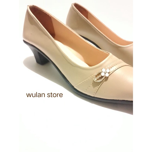 Sepatu Kerja Wanita Nevada Mutiara Hak 5cm