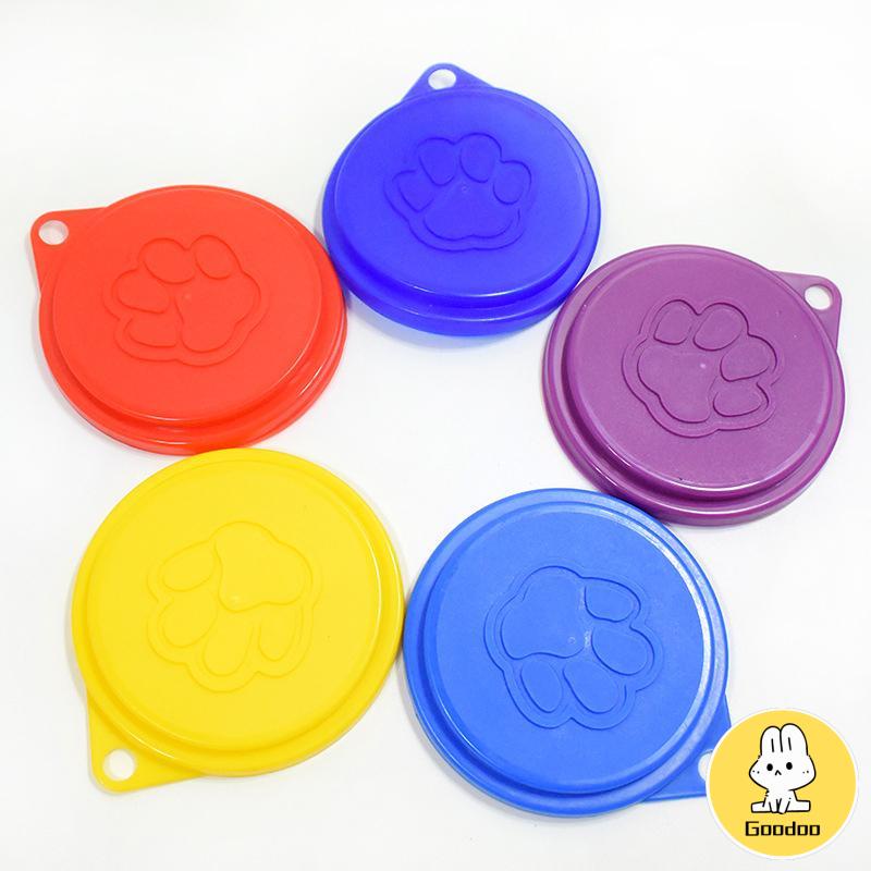 Penutup Makanan Kucing Makanan Kaleng Kaleng Makanan Kucing Silikon / Silicone Canned Cat Food Lid Cover / Tutup Kaleng -Doo