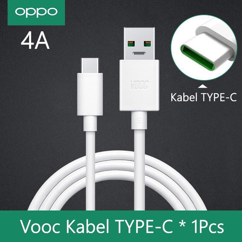 Kabel data oppo tipe c original 100%.Vooc fastcharging