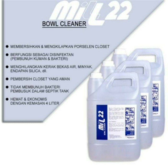 MILL 22 BOWL CLEANER 4 LITER -  Putih