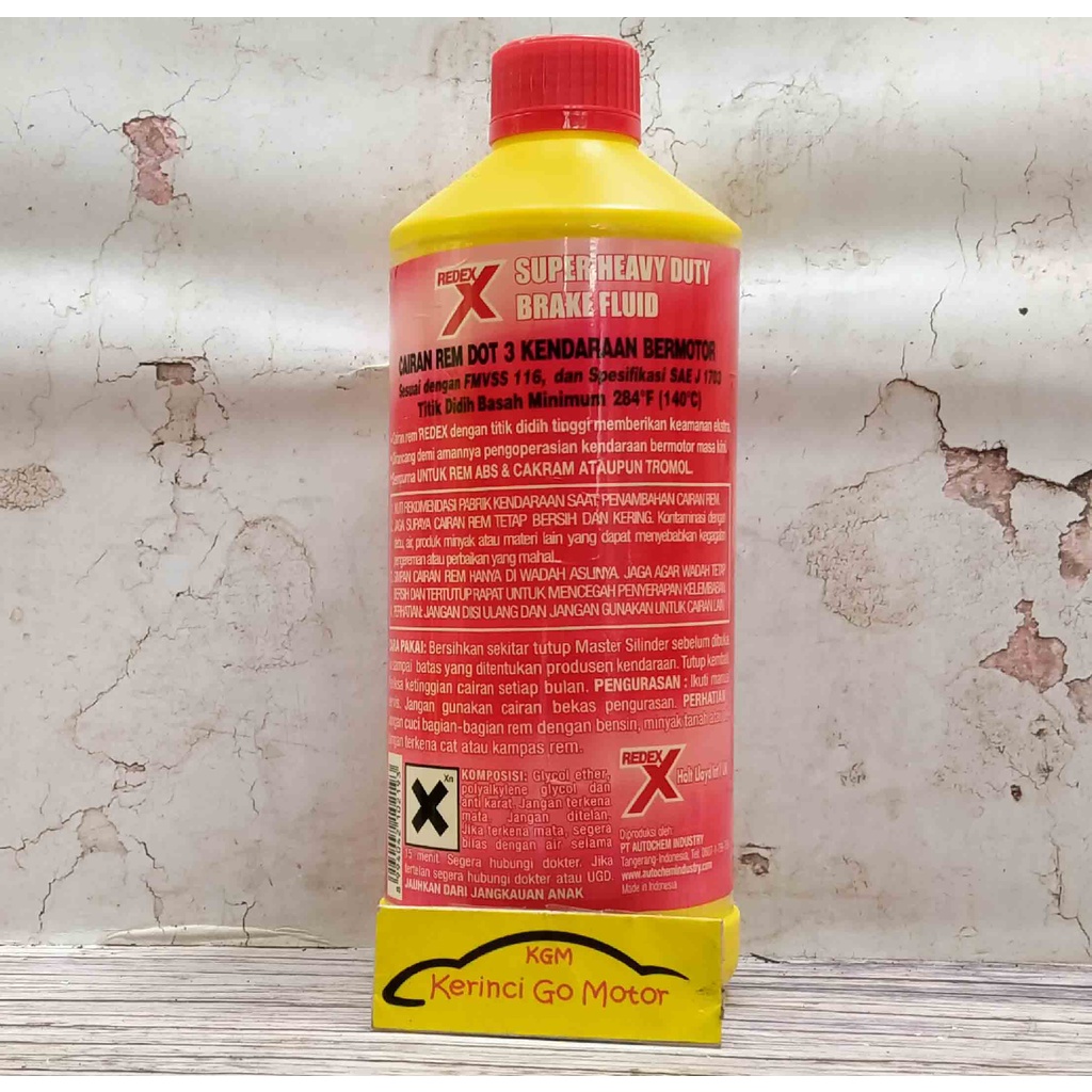 REDEX MINYAK REM 1L MERAH DOT3 BRAKE FLUID DOT 3