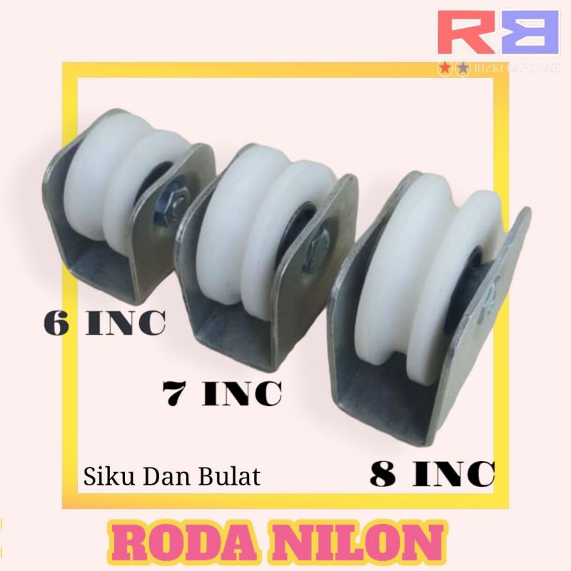 RODA PAGAR NILON RODA PINTU GERBANG RODA NILON PAGAR