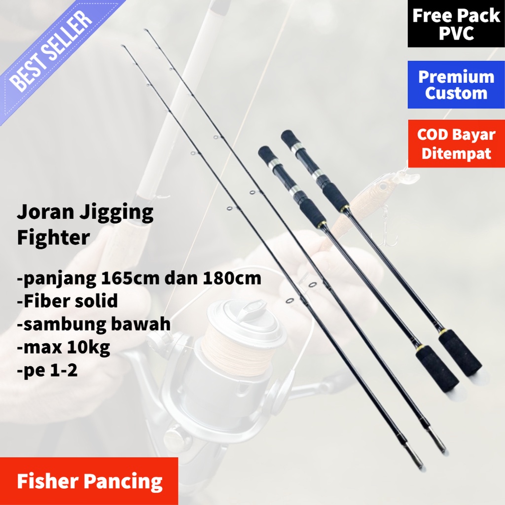Joran Pancing Jigging Fiber Ajiro Tenggiri