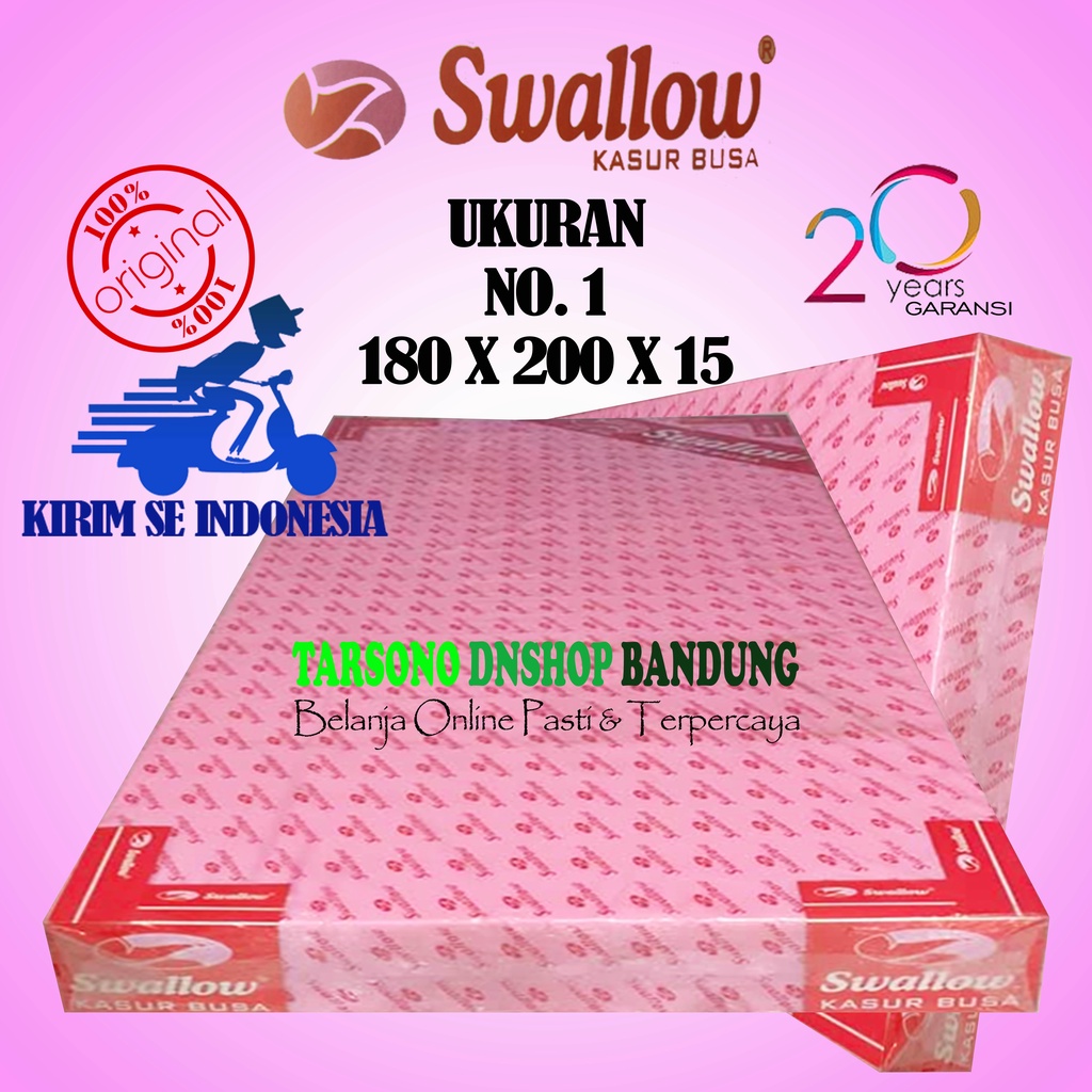 Kasur Busa Swallow / Kasur Busa Swallow No. 1 / Kasur Busa Swallow 180x200x15 / Kasur Busa Swallow O